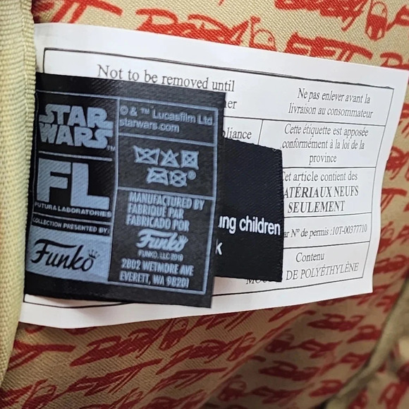 Funko Star Wars Boba Fett FL Sling Backpack Exclusive Futura Mandalorian Disney - Picture 10 of 13